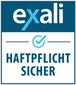 Siegel der über exali vermittelten Berufshaftpflichtversicherung