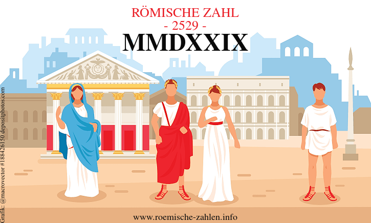 Römische Zahl 2529