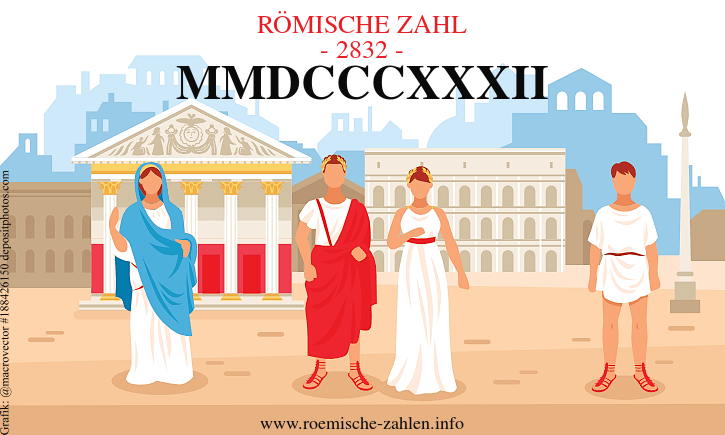 Römische Zahl 2832