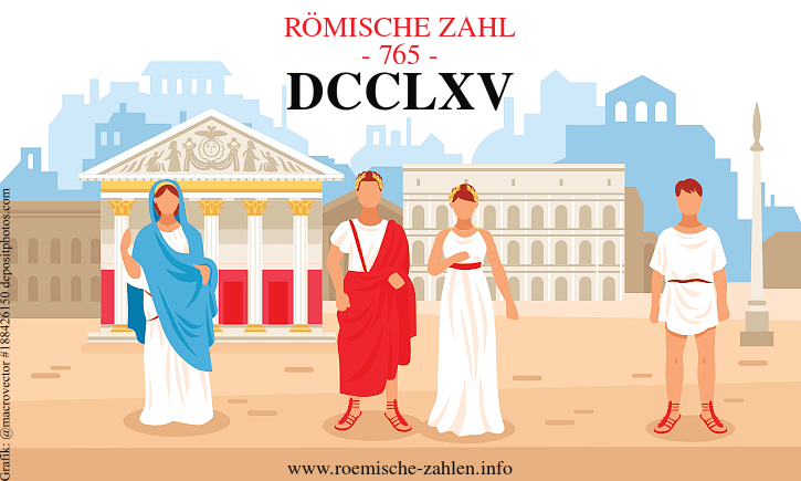 Römische Zahl 765